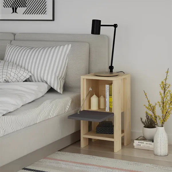 Noptiere Showdeko EMA 55 x 30 x 30/ PAL/ Oak photo 2