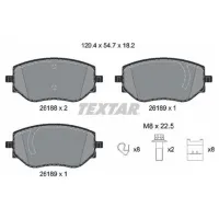 Тормозные колодки Textar 2618801 передние/ дисковые photo 2