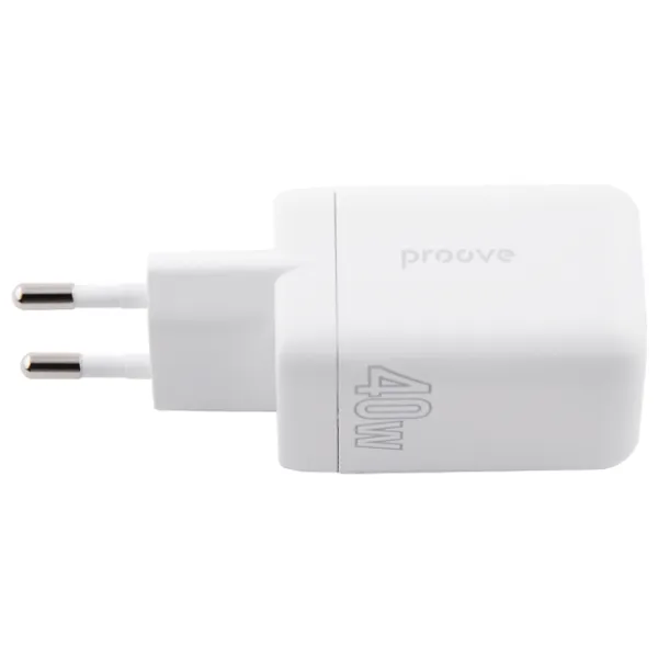Încărcător de rețea Proove Silicone Power White photo 3