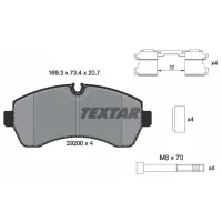 Plăcuțe de frână Textar 2920002 față/ disk photo 2