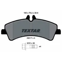 Тормозные колодки Textar 2921702 задние/ дисковые photo 2