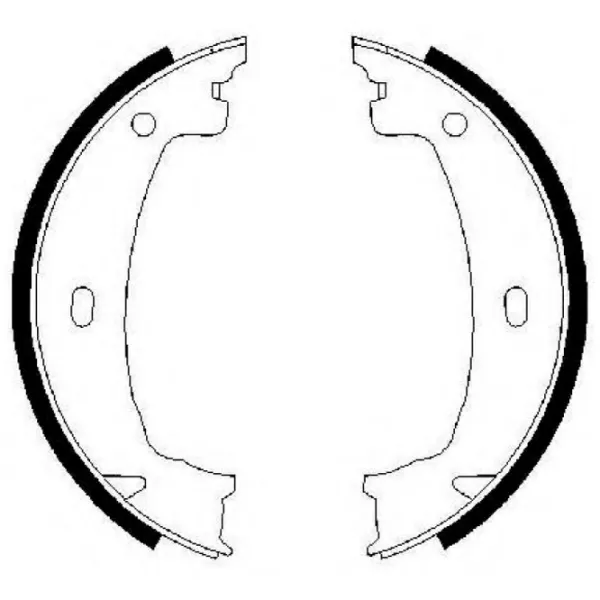 Тормозные колодки Textar 91053300 задние/ барабанные photo 2 Тормозные колодки Textar 91053300 задние/ барабанные photo 2