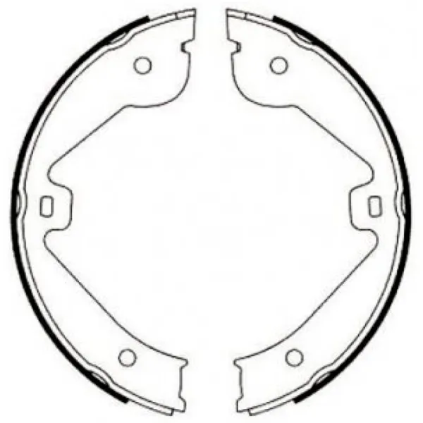 Plăcuțe de frână Textar 91062400 spate/ tobă photo 2