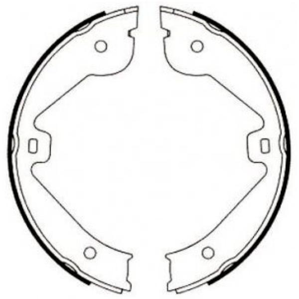 Plăcuțe de frână Textar 91062400 spate/ tobă photo 2