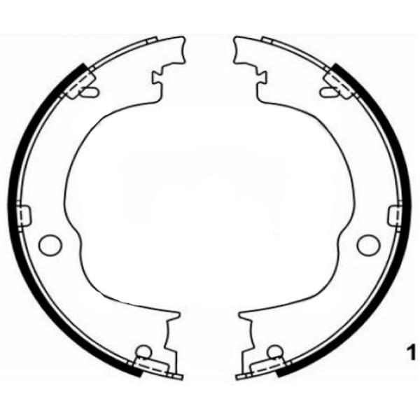 Тормозные колодки Textar 91067100 задние/ барабанные photo 2 Тормозные колодки Textar 91067100 задние/ барабанные photo 2