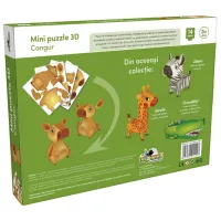 Пазл 3D Noriel Кенгуру 3+/ Количество деталей: 14 photo 3