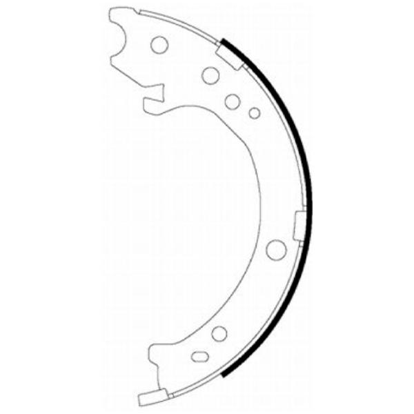 Тормозные колодки Textar 91072300 задние/ барабанные photo 2 Тормозные колодки Textar 91072300 задние/ барабанные photo 2