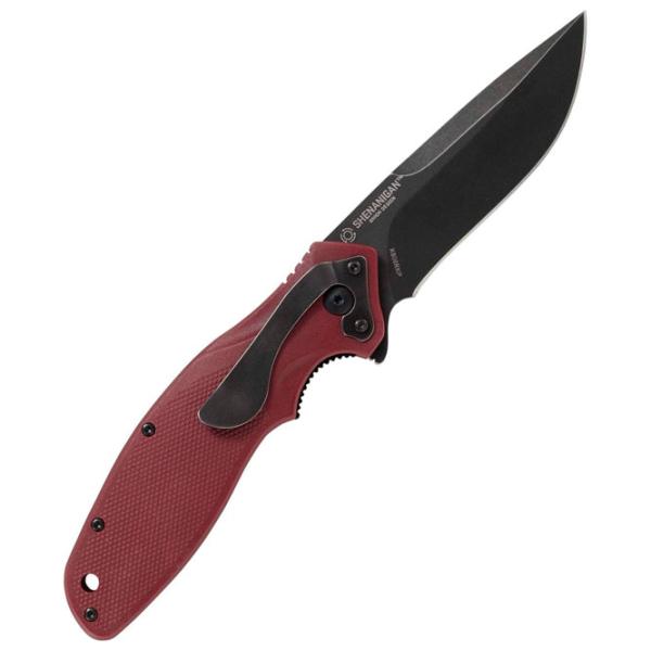 Нож CRKT Shenanigan Maroon K800RKP для повседневного использования/ 1.4116 Krupp photo 2