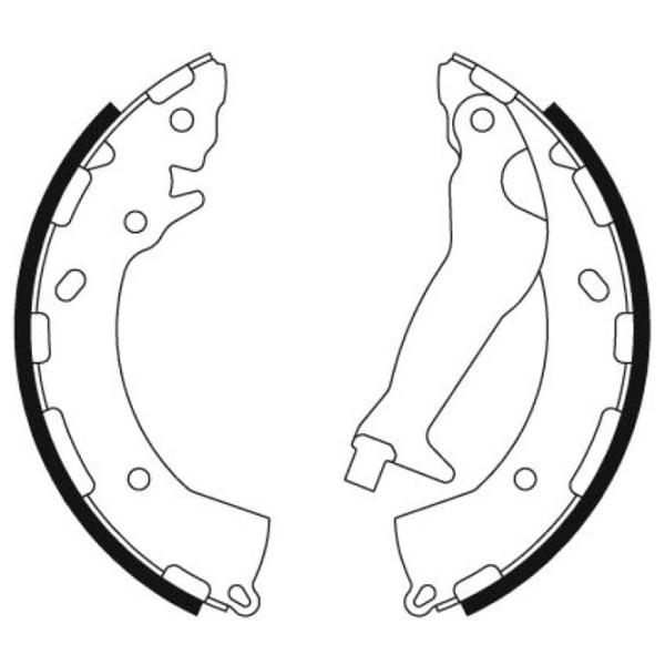 Тормозные колодки Textar 91072600 задние/ барабанные photo 2 Тормозные колодки Textar 91072600 задние/ барабанные photo 2