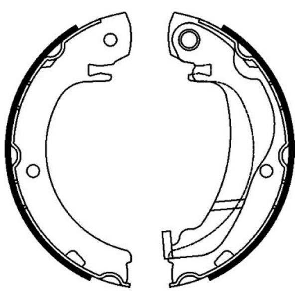 Тормозные колодки Textar 91074300 задние/ барабанные photo 2