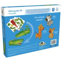 Пазл 3D Noriel Крокодил 3+/ Количество деталей: 10 photo 3