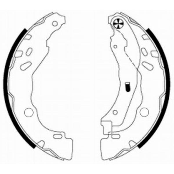 Plăcuțe de frână Textar 91077200 Spate/ Tobă photo 2 Plăcuțe de frână Textar 91077200 Spate/ Tobă photo 2