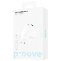 Încărcător de rețea Proove Silicone Power White photo 5