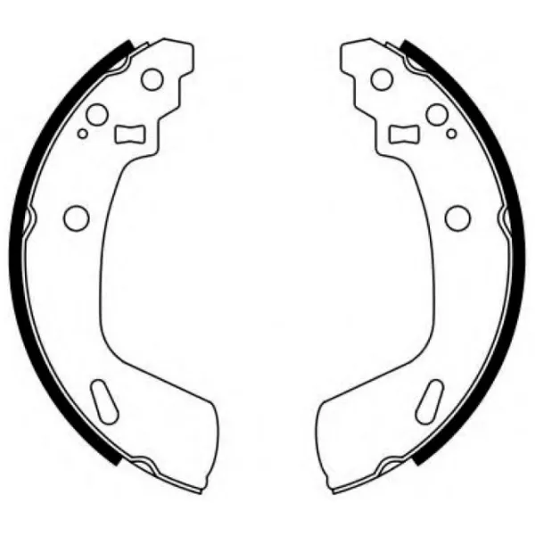 Тормозные колодки Textar 91082200 задние/ барабанные photo 2 Тормозные колодки Textar 91082200 задние/ барабанные photo 2