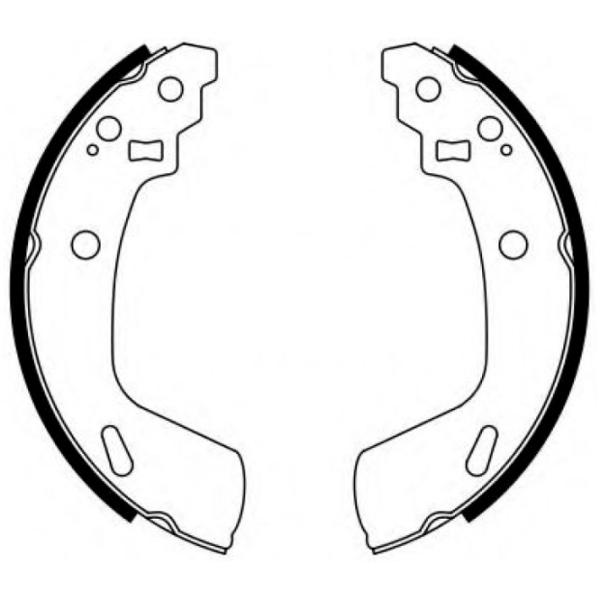 Тормозные колодки Textar 91082200 задние/ барабанные photo 2 Тормозные колодки Textar 91082200 задние/ барабанные photo 2