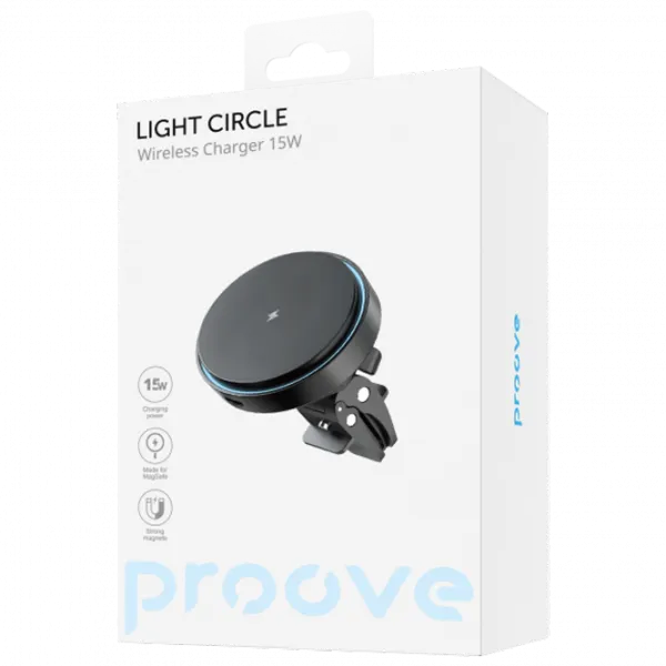 Încărcător auto Proove Light Circle 1.67 А/ Black photo 5