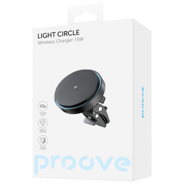 Încărcător auto Proove Light Circle 1.67 А/ Black photo 5