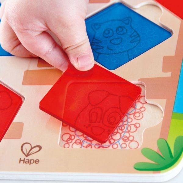 Пазл 2D Hape Who's in The House 2+/ Количество деталей: 5 photo 2