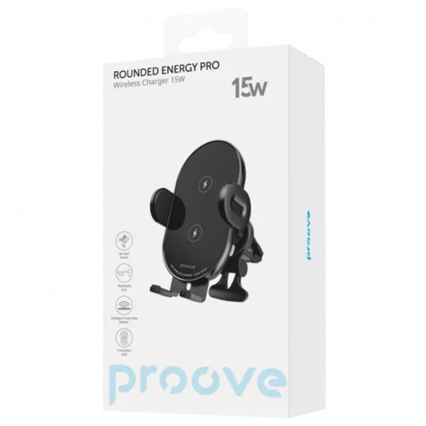 Автомобильное зарядное устройство Proove Rounded Energy Pro Черный photo 5