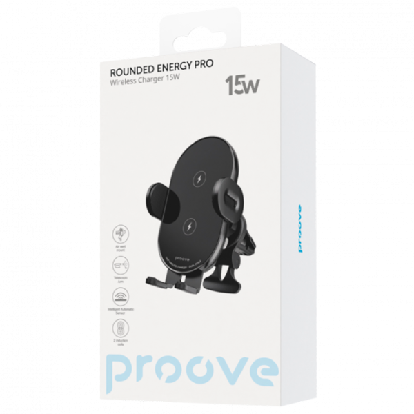Автомобильное зарядное устройство Proove Rounded Energy Pro Черный photo 5
