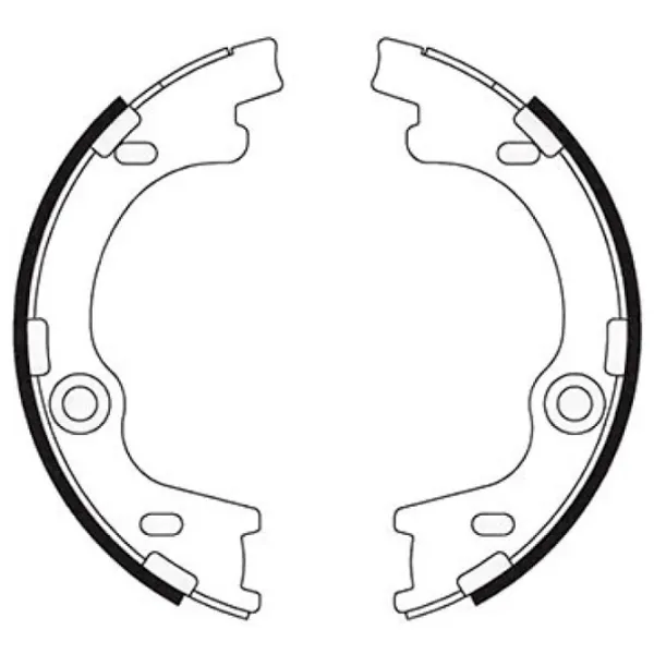 Тормозные колодки Textar 91086300 задние/ барабанные photo 2 Тормозные колодки Textar 91086300 задние/ барабанные photo 2