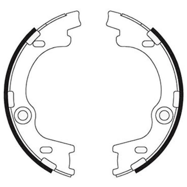 Тормозные колодки Textar 91086300 задние/ барабанные photo 2 Тормозные колодки Textar 91086300 задние/ барабанные photo 2