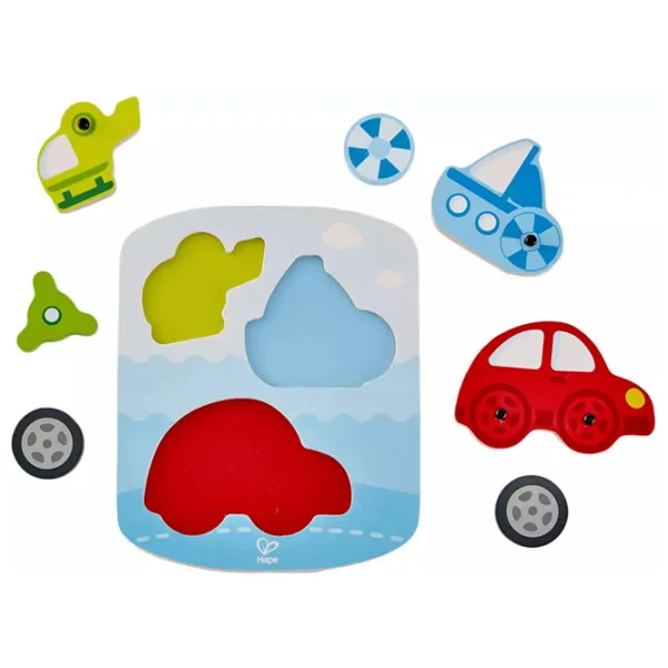 Пазл 2D Hape Dynamic Vehicle 1.5+/ Количество деталей: 8 photo 2 Пазл 2D Hape Dynamic Vehicle 1.5+/ Количество деталей: 8 photo 2