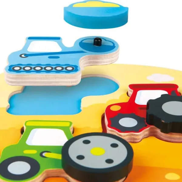 Puzzle 2D Hape Dynamic Construction 1.5+/ Numărul de piese: 7 photo 3 Puzzle 2D Hape Dynamic Construction 1.5+/ Numărul de piese: 7 photo 3