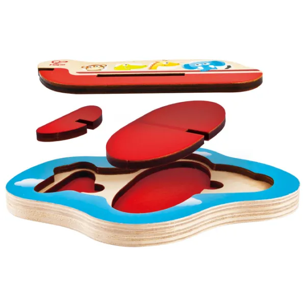Пазл 3D Hape Airplane 2+/ Количество деталей: 4 photo 2