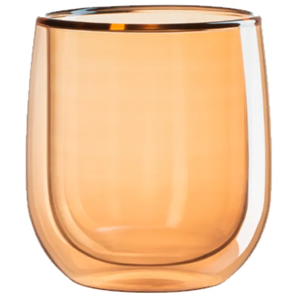 Set de pahare Ardesto AR2625GG 0.25l / Sticlă borosilicată / Golden Moon photo 2