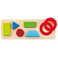Пазл 2D Hape Geometry Puzzle 1.5+/ Количество деталей: 7 photo 3