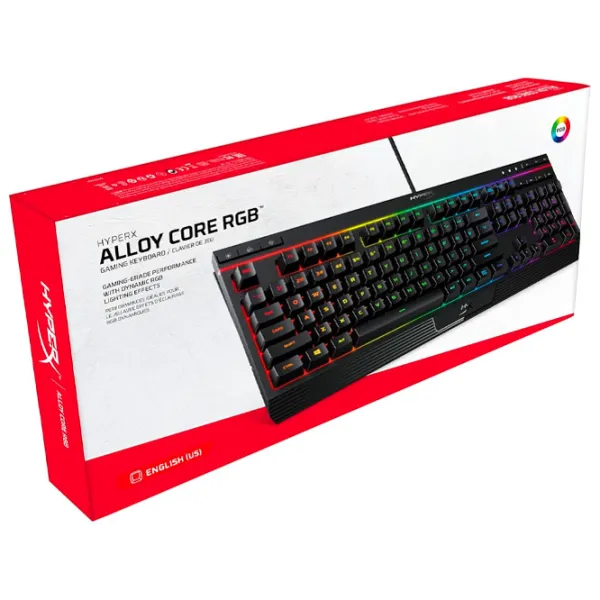 Клавиатура HyperX Alloy Core RGB Проводная/ Черный photo 5