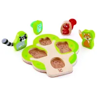 Пазл 2D Hape Who's in The Tree 1+/ Количество деталей: 5 photo 2