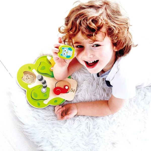 Пазл 2D Hape Who's in The Tree 1+/ Количество деталей: 5 photo 3 Пазл 2D Hape Who's in The Tree 1+/ Количество деталей: 5 photo 3