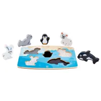 Пазл 2D Hape Polar Animals 2+/ Количество деталей: 6 photo 2