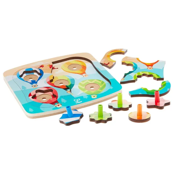 Пазл 2D Hape Spinning Balloons 3+/ Количество деталей: 12 photo 3