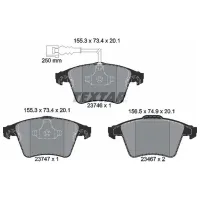Plăcuțe de frână Textar 2374602 față/ disk photo 2