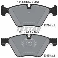 Тормозные колодки Textar 2379401 передние/ дисковые photo 2