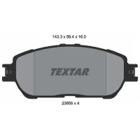 Plăcuțe de frână Textar 2385501 față/ disk photo 2
