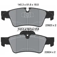 Тормозные колодки Textar 2392301 задние/ дисковые photo 2