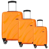 Valiză CCS 5223 Set 105l/ Orange photo 5