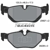 Тормозные колодки Textar 2392701 задние/ дисковые photo 2