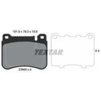 Plăcuțe de frână Textar 2394501 față/ disk photo 2
