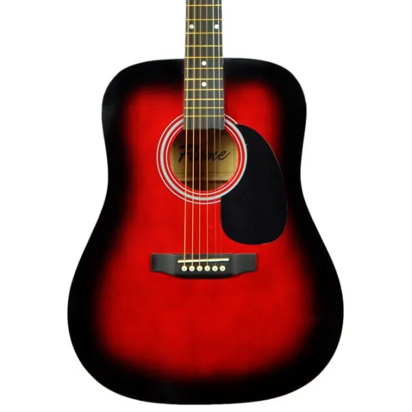 Chitară acustică Flame FG229-41 RDS 4/ 4, Dreadnought, Red photo 5