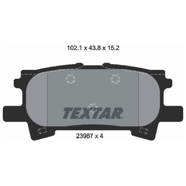 Тормозные колодки Textar 2396701 задние/ дисковые photo 2