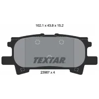 Plăcuțe de frână Textar 2396701 spate/ disk photo 2