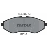 Plăcuțe de frână Textar 2397401 față/ disk photo 2
