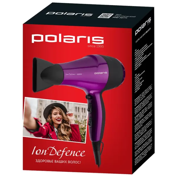 Фен Polaris PHD2077i 2000 Вт / Черный photo 3