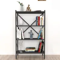 Etajeră Bofigo 4 Shelves Metal 121 x 66 x 34 cm / Metal / Anthracite photo 4