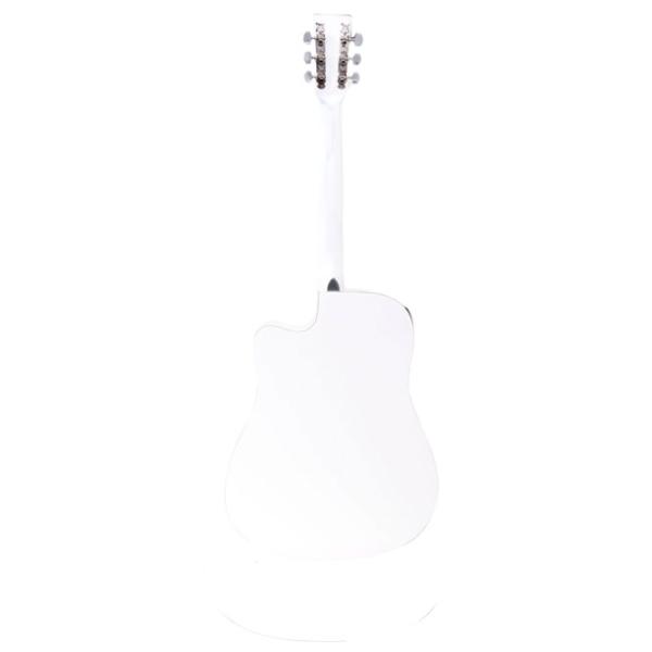 Chitară clasică Classic Cantabile WS-10WH-CE 4/ 4, Dreadnought, White photo 2